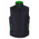 Puffer Contrast Vest Jacket