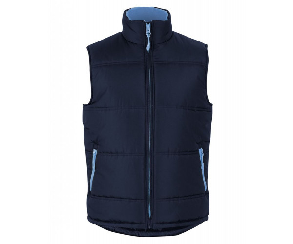 Puffer Contrast Vest Jacket