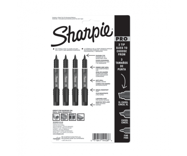 Sharpie Pro Fine Permanent Markers Pack Sharpie Pro Fine Permanent Markers Pack
