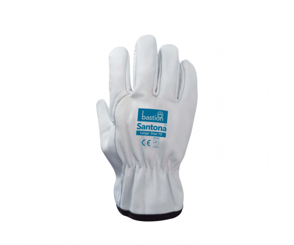 Santona Cow Grain Natural Leather Riggers Gloves Santona Cow Grain Natural Leather Riggers Gloves Leather Gloves