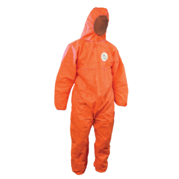 Orange Type 5/6 Chemical Coveralls SMS Asbestos Suitable 