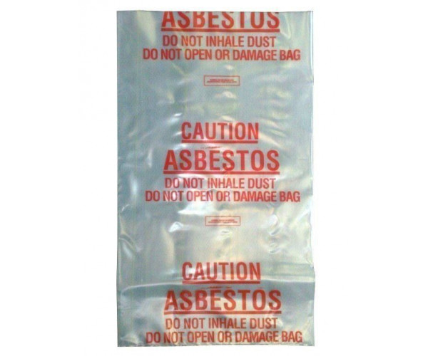 Asbestos Removal Bag 200um 700 x 1100mm Asbestos Bags 200um