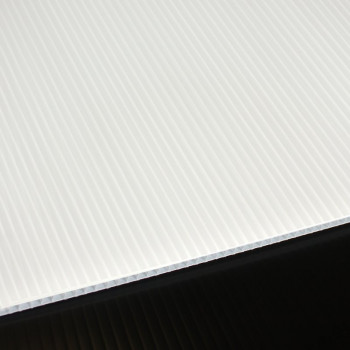 Corriboard White Corrugated Plastic Sheet 8mm