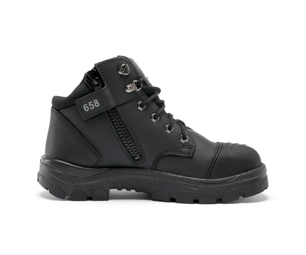 STEEL BLUE Parkes Zip Scuff Ankle Boot 312658 STEEL BLUE Parkes Zip Scuff Ankle Boot 312658