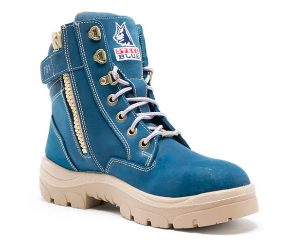 STEEL BLUE Southern Cross Zip Ladies Safety Boot 512761 STEEL BLUE Southern Cross Zip Ladies Safety Boot 512761