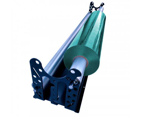 Bench Top Twin Roller Masking Film Dispenser - Multiple Setup Functionality Twin Roller Masking Film Dispenser for Self Adhesive Films