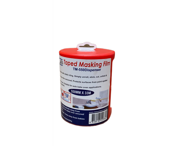 Stylus Pre Taped Masking Film With Dispenser in [colour] - Front View