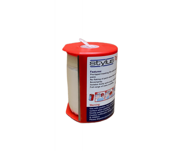 Stylus Pre Taped Masking Film With Dispenser in [colour] - Front View