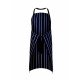 FULL BIB CAFE STRIPE APRON - CHEFS CRAFT FULL BIB CAFE STRIPE APRON - CHEFS CRAFT