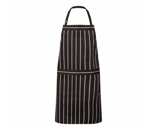 FULL BIB CAFÉ STRIPE APRON WITH POCKET CA030 FULL BIB CAFÉ STRIPE APRON WITH POCKET CA030