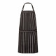 FULL BIB CAFÉ STRIPE APRON WITH POCKET CA030 FULL BIB CAFÉ STRIPE APRON WITH POCKET CA030