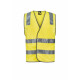 UNISEX HI VIS SAFETY VEST WITH REFLECTIVE TAPE