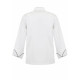 EXECUTIVE CHEFS JACKET WITH PIPING - LONG SLEEVE CJ037