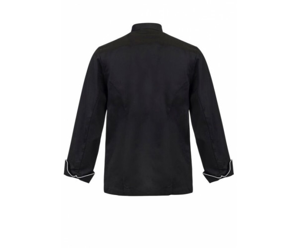 EXECUTIVE CHEFS JACKET WITH PIPING - LONG SLEEVE CJ037