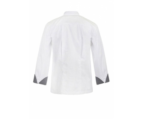 EXECUTIVE CHEFS LIGHTWEIGHT VENTED JACKET WITH CHECKED DETAIL EXECUTIVE CHEFS LIGHTWEIGHT VENTED JACKET WITH CHECKED DETAIL
