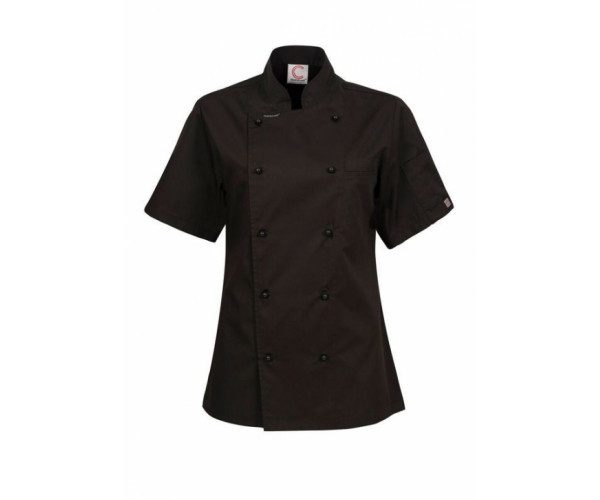 LADIES EXECUTIVE CHEFS LIGHTWEIGHT JACKET - SHORT SLEEVE CJL22 LADIES EXECUTIVE CHEFS LIGHTWEIGHT JACKET - SHORT SLEEVE CJL22