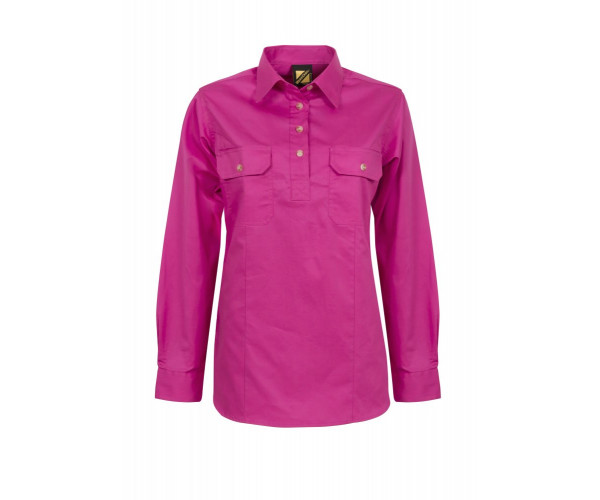 LADIES HALF PLACKET SHIRT LADIES HALF PLACKET SHIRT