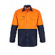WORK CRAFT TWO TONE LONG SLEEVE SHIRT WITH PRESS STUDS & POCKETS WORK CRAFT TWO TONE LONG SLEEVE SHIRT WITH PRESS STUDS & POCKETS