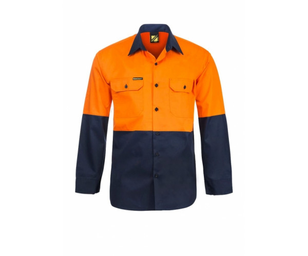 LIGHTWEIGHT HI VIS TWO TONE LONG SLEEVE LIGHTWEIGHT HI VIS TWO TONE LONG SLEEVE