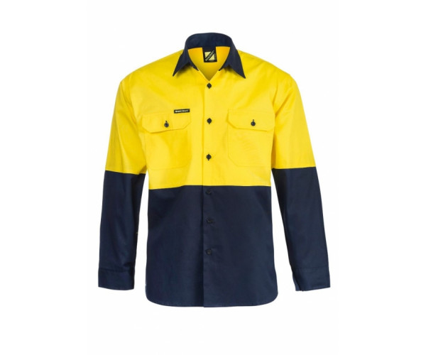 LIGHTWEIGHT HI VIS TWO TONE LONG SLEEVE LIGHTWEIGHT HI VIS TWO TONE LONG SLEEVE