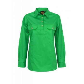 Ladies Half Placket Shirt