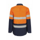 MATERNITY HI VIS SHIRT WITH REFLECTIVE TAPE 100% COTTON MATERNITY HI VIS SHIRT WITH REFLECTIVE TAPE 100% COTTON