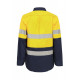 MATERNITY HI VIS SHIRT WITH REFLECTIVE TAPE 100% COTTON MATERNITY HI VIS SHIRT WITH REFLECTIVE TAPE 100% COTTON