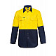 WORK CRAFT TWO TONE LONG SLEEVE SHIRT WITH PRESS STUDS & POCKETS WORK CRAFT TWO TONE LONG SLEEVE SHIRT WITH PRESS STUDS & POCKETS