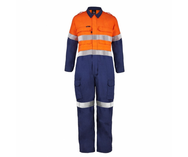 HRC2 COVERALL WITH TAPE - FLAME BLUSTER HRC2 COVERALL WITH TAPE - FLAME BLUSTER