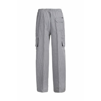 Unisex Chefs Check Drawstring Cargo Cp060