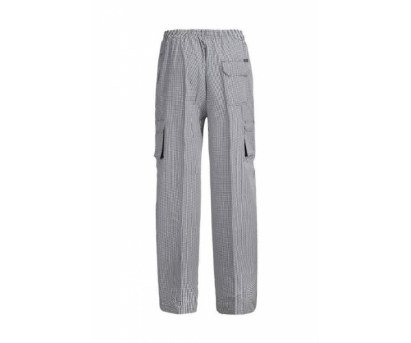 UNISEX CHEFS CHECK DRAWSTRING CARGO CP060 UNISEX CHEFS CHECK DRAWSTRING CARGO CP060
