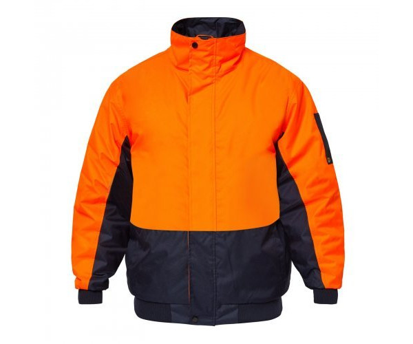 WORK CRAFT THUNDER TWO TONE BOMBER JACKET HI VIS Rain Jacket by Work Craft WW9012