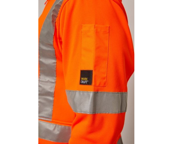 ALPINE HIVIS HOODIE WITH X REFLECTIVE TAPE ALPINE HIVIS HOODIE WITH X REFLECTIVE TAPE