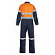 HI VIS TWO TONE COTTON DRILL COVERALLS WITH REFLECTIVE TAPE HI VIS TWO TONE COTTON DRILL COVERALLS WITH REFLECTIVE TAPE