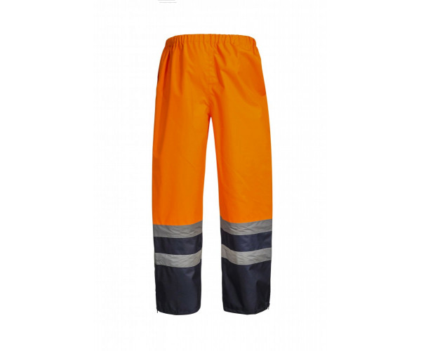 HI VIS TWO TONE WATERPROOF PANT WITH REFLECTIVE TAPE HI VIS TWO TONE WATERPROOF PANT WITH REFLECTIVE TAPE