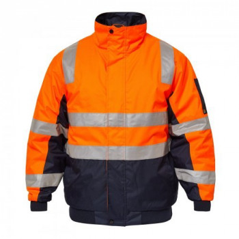Typhoon 2tone Bombe Jkt With  Reflective Tape