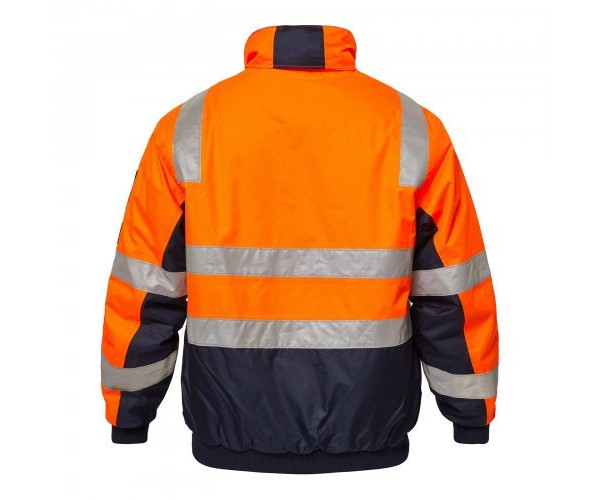 TYPHOON 2TONE BOMBE JKT WITH REFLECTIVE TAPE TYPHOON 2TONE BOMBE JKT WITH REFLECTIVE TAPE