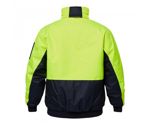 WORK CRAFT THUNDER TWO TONE BOMBER JACKET HI VIS Rain Jacket by Work Craft WW9012