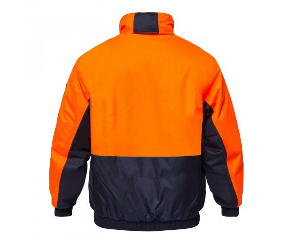WORK CRAFT THUNDER TWO TONE BOMBER JACKET HI VIS Rain Jacket by Work Craft WW9012
