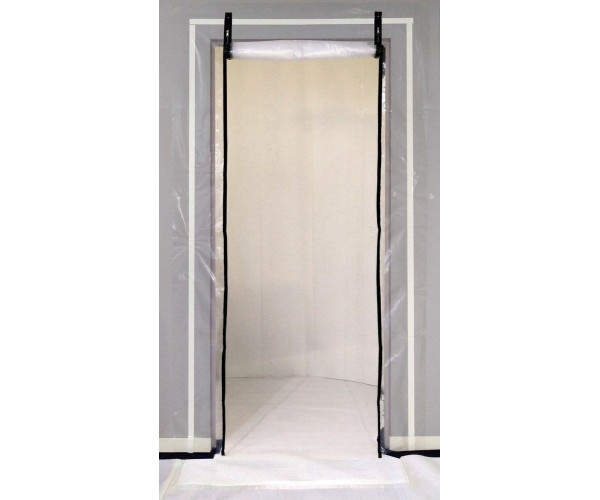ZIP SEAL Doorway Double Zipper for easy access Double Zip Seal Doorway - Enhanced Dust Containment for Construction Sites