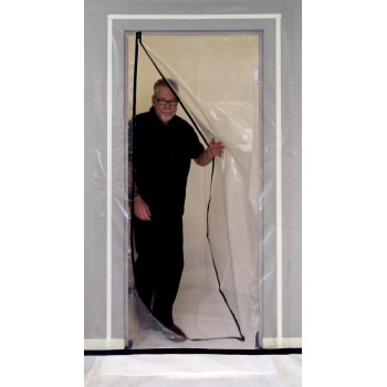 Zip Seal Doorway L Shape Dust Proof Room